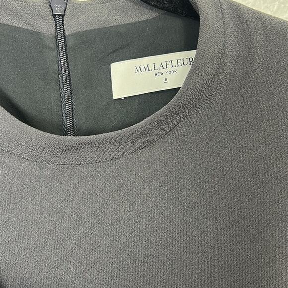 M.M. Lafleur Marian Charcoal Grey Dress women’s size 8 - Picture 4 of 6